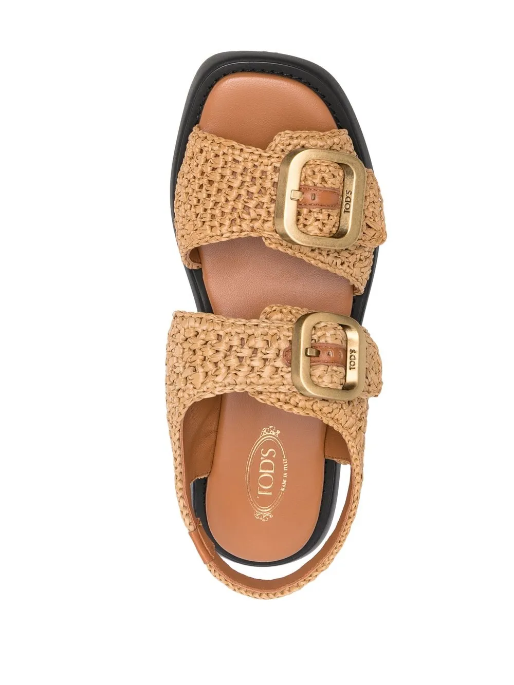 woven raffia 45mm sandals