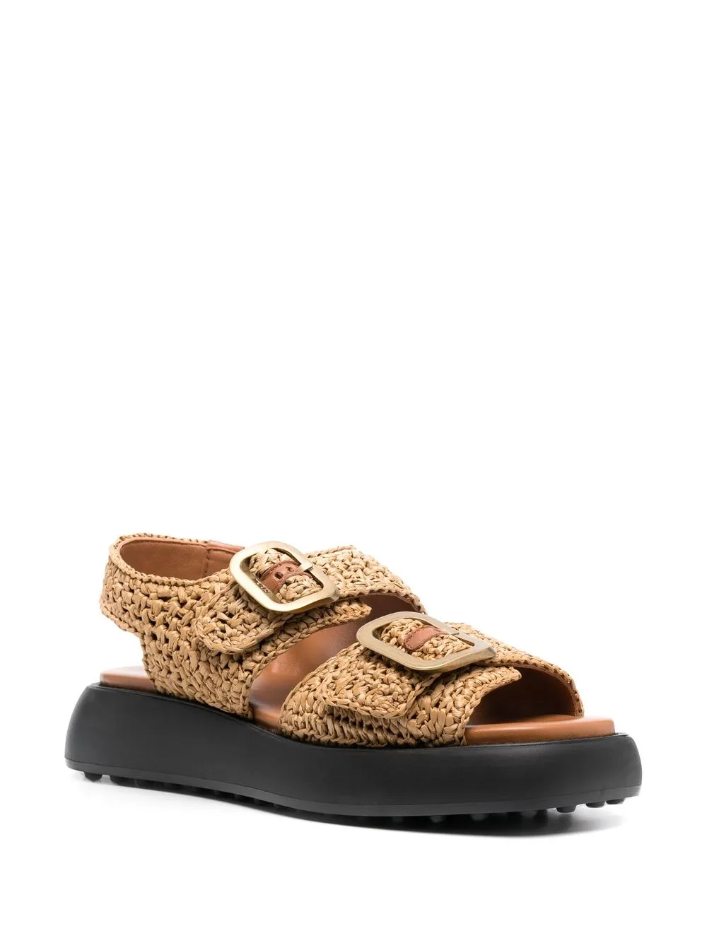 Louis Vuitton Leather Animal Print Sandals - Gold Sandals, Shoes