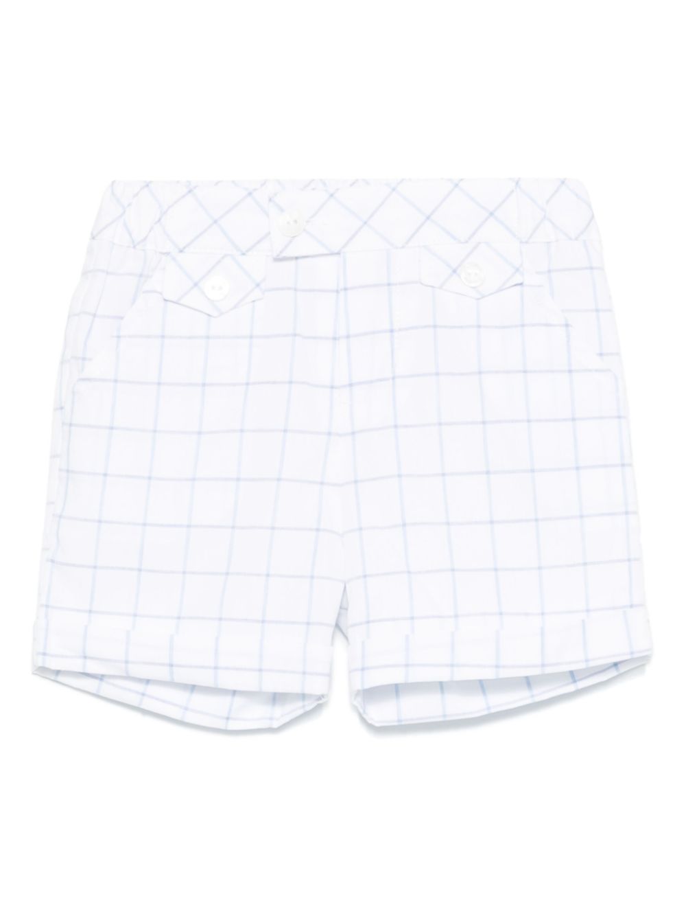 Patachou checked shorts - White