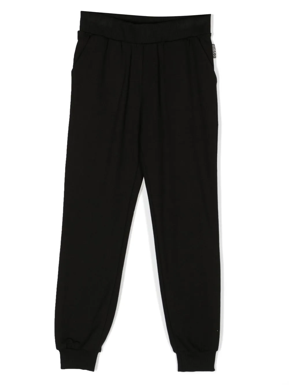 

Roberto Cavalli Junior pants con logo estampado - Negro