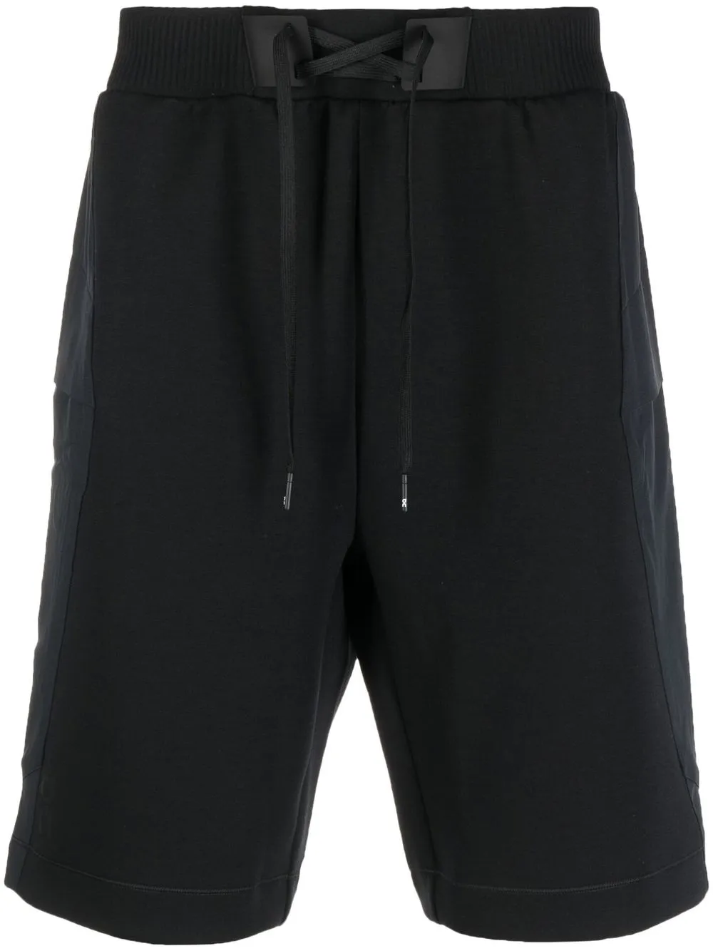 

On Running elasticated drawstring-fastening shorts - Black