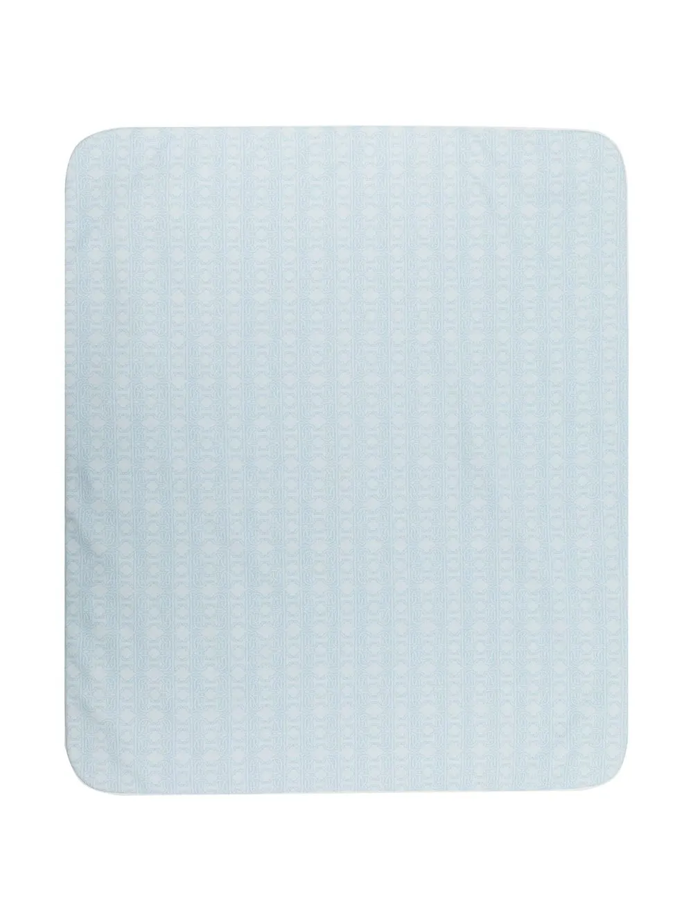 

Roberto Cavalli Junior monogram-print blanket - Blue