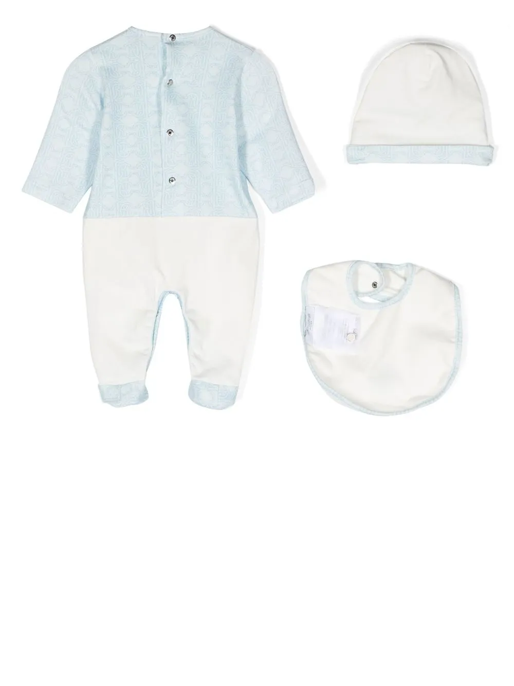 Roberto Cavalli Junior Pyjama met geborduurd monogram - Blauw