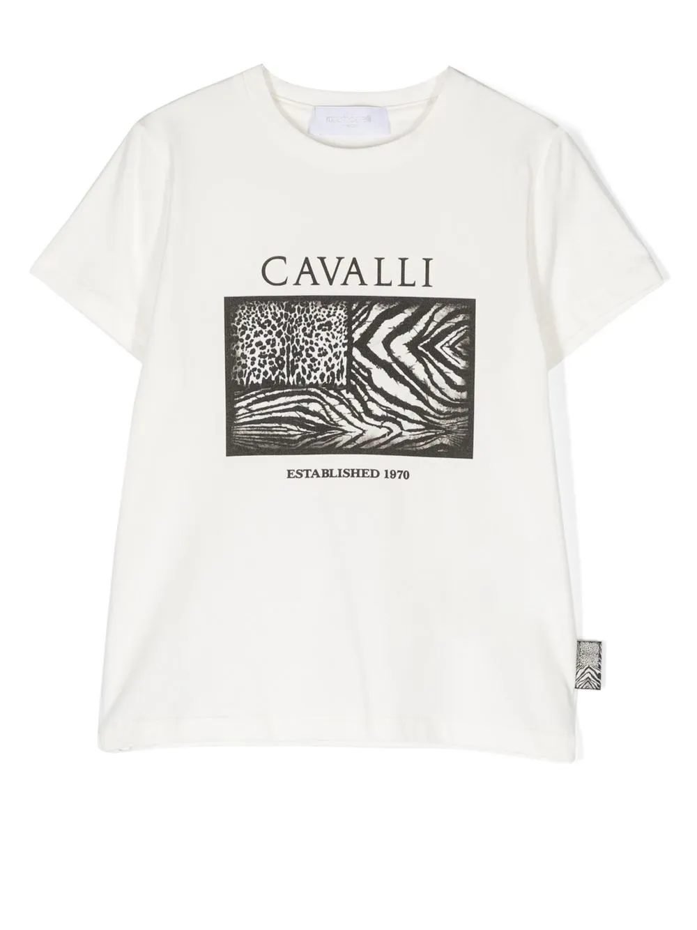 

Roberto Cavalli Junior graphic-print cotton T-shirt - White