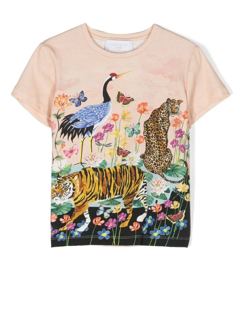 

Roberto Cavalli Junior Botanical print T-shirt - Orange