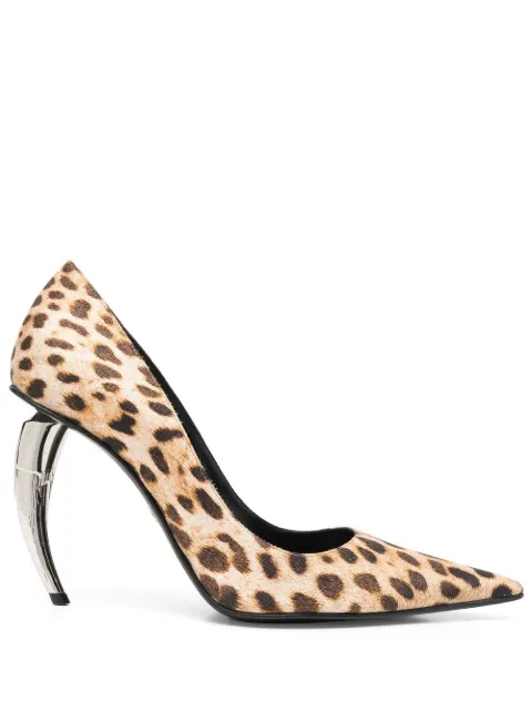 Roberto Cavalli leopard-print pumps