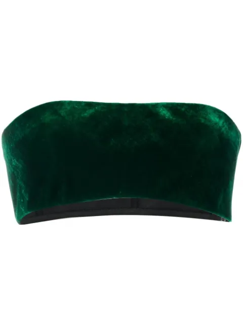 Roberto Cavalli strapless cropped top