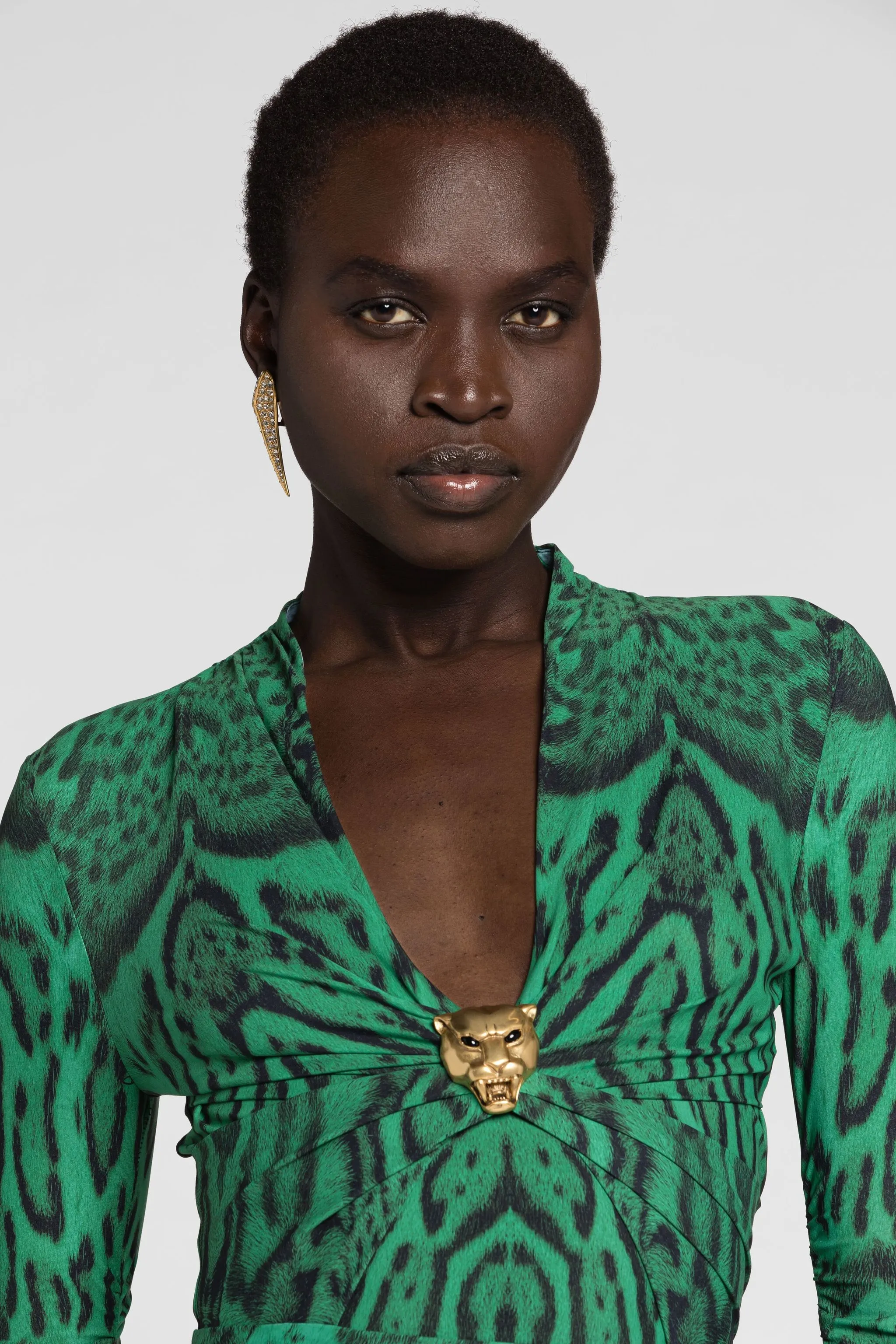 OcelotPrint Panther Head Dress Roberto Cavalli {ProductCategoryName