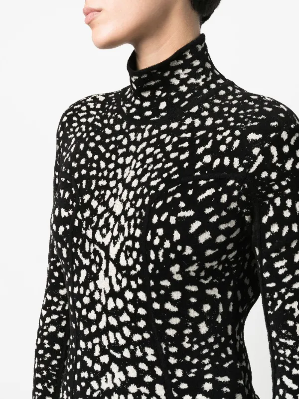 【一度着用美品♪】ロベルトカヴァリ　ミニドレス　レオパード柄 Roberto Cavalli レオパード ミニドレス | ブラック | FARFETCH JP
