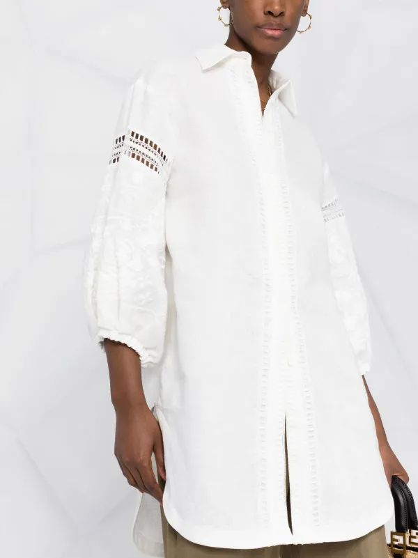 Ermanno Scervino floral-embroidered 
