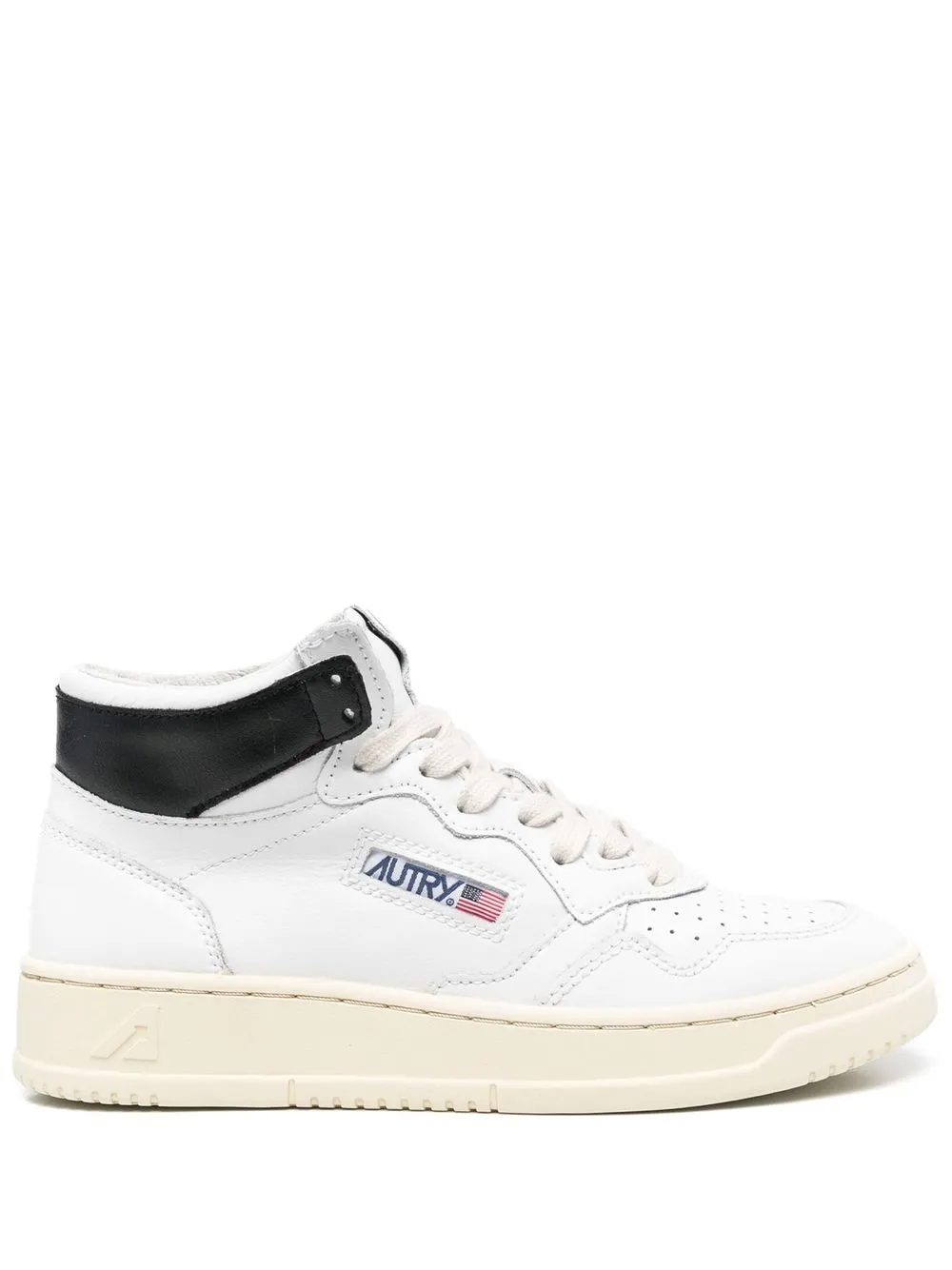 

Autry high-top lace-up trainers - White