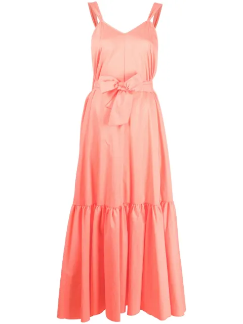 Forte Forte tied-waist tiered dress