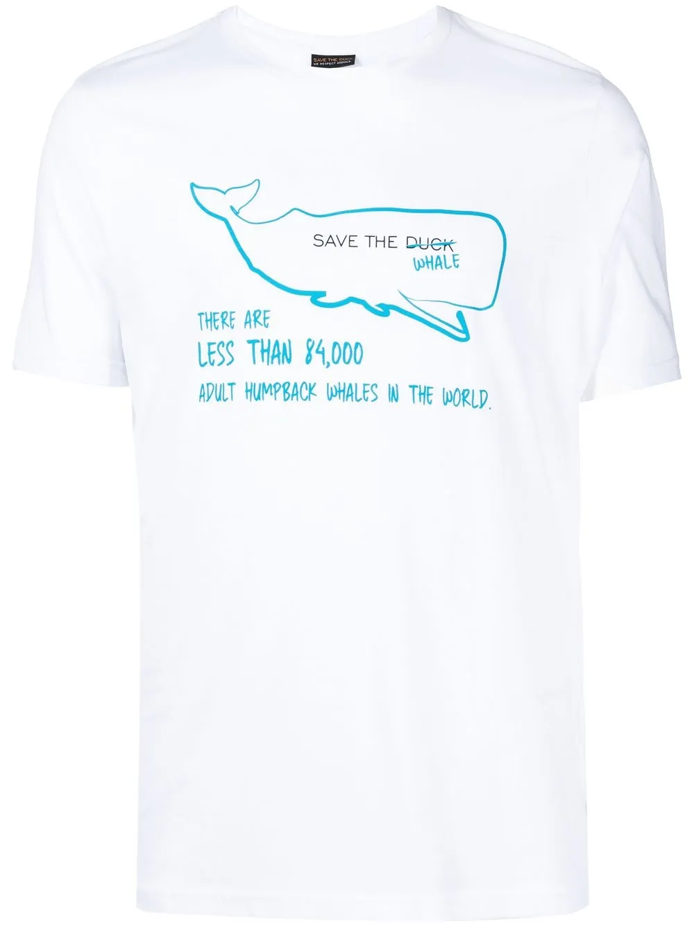 

Save The Duck whale-print T-shirt - White