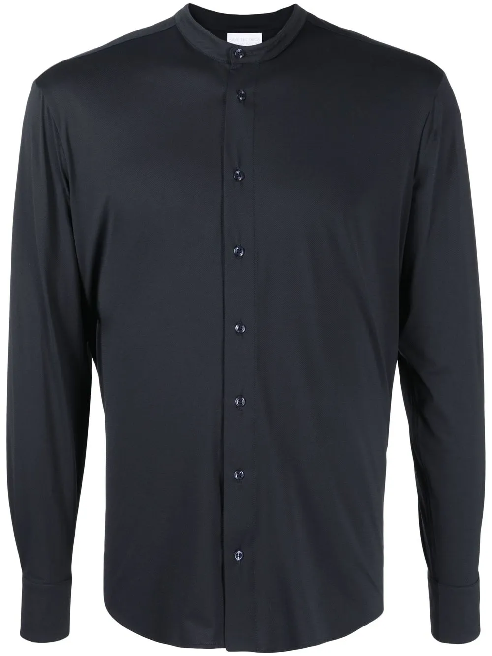 

Save The Duck camisa ligera con cuello mao - Negro