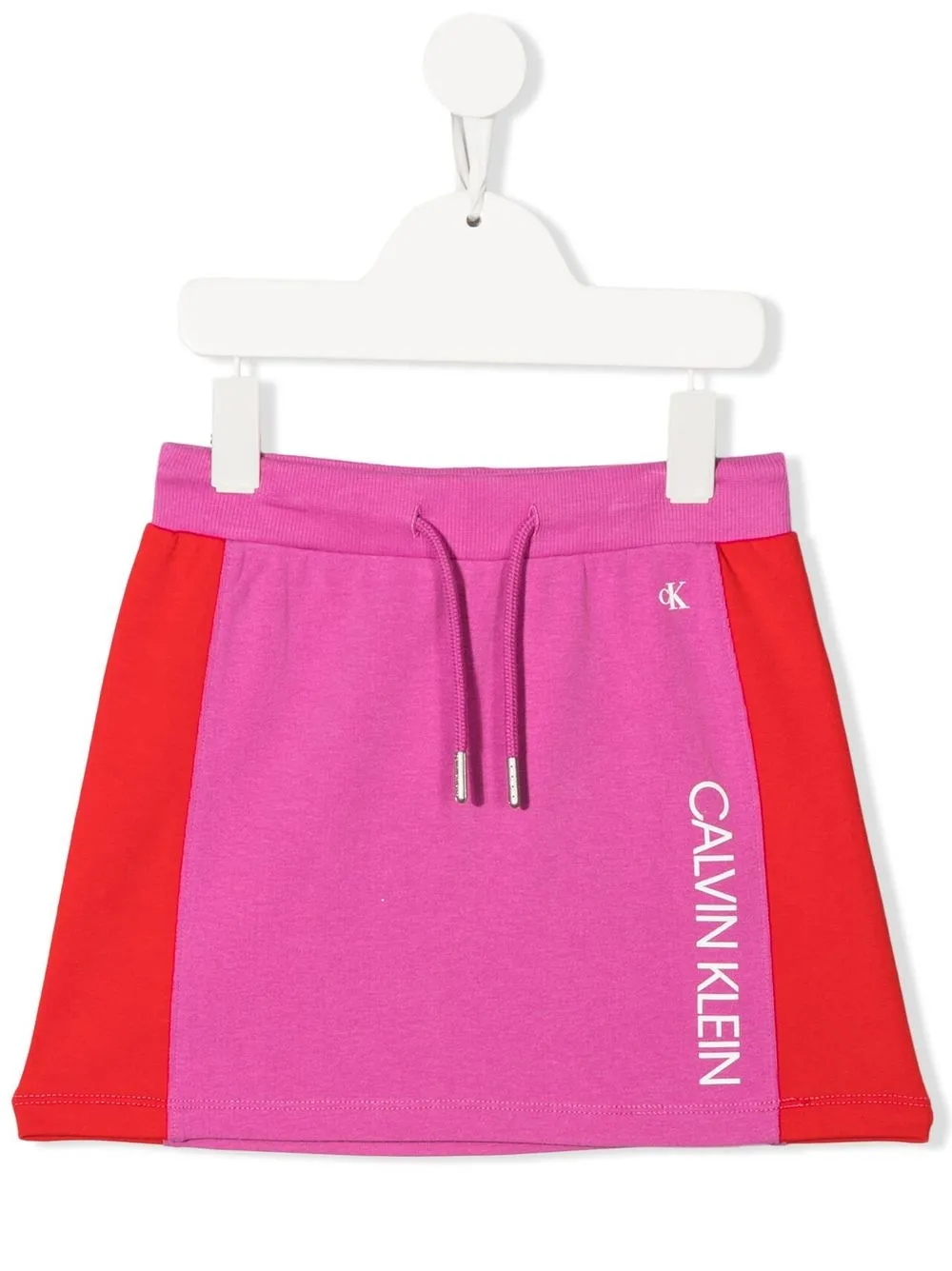 

Calvin Klein Kids logo-print drawstring-waist skirt - Pink