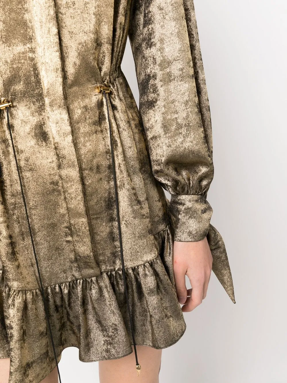 Roberto Cavalli metallic-effect shirt dress | Image 5