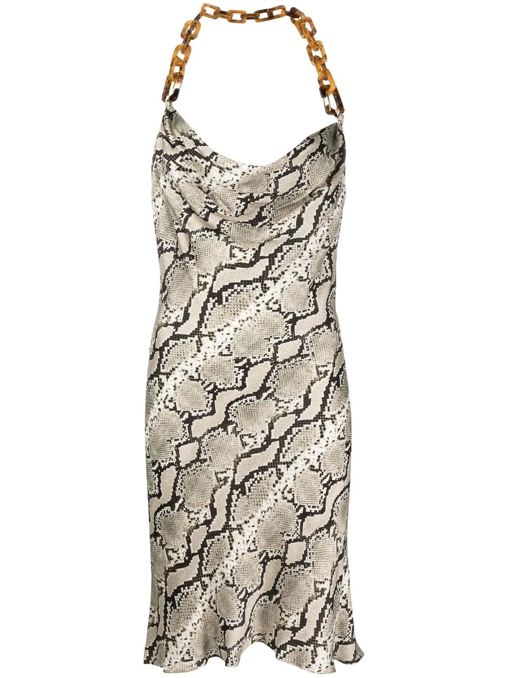 

Giuseppe Di Morabito snakeskin-effect shift dress - Neutrals