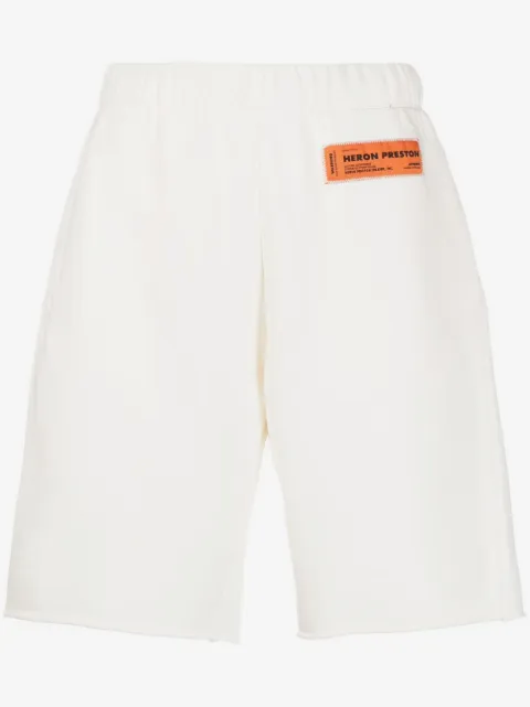 Heron Preston elasticated knee-length shorts