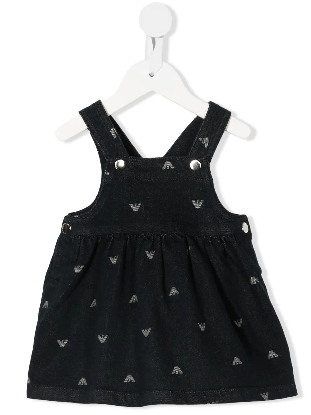 

Emporio Armani Kids vestido con logo estampado - Azul