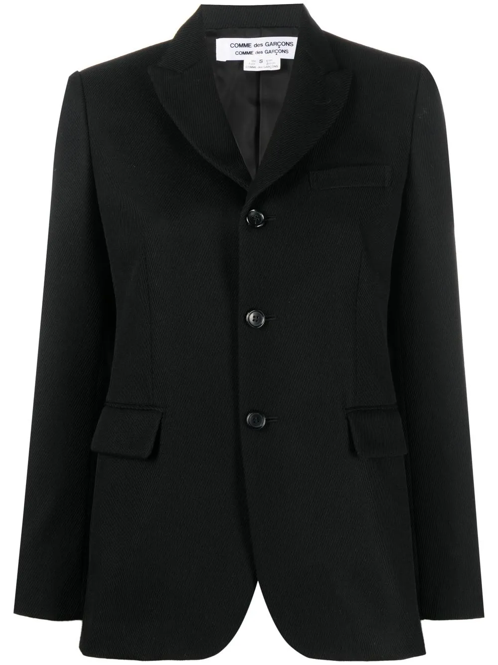 

Comme Des Garçons Comme Des Garçons blazer con botones y aberturas - Negro