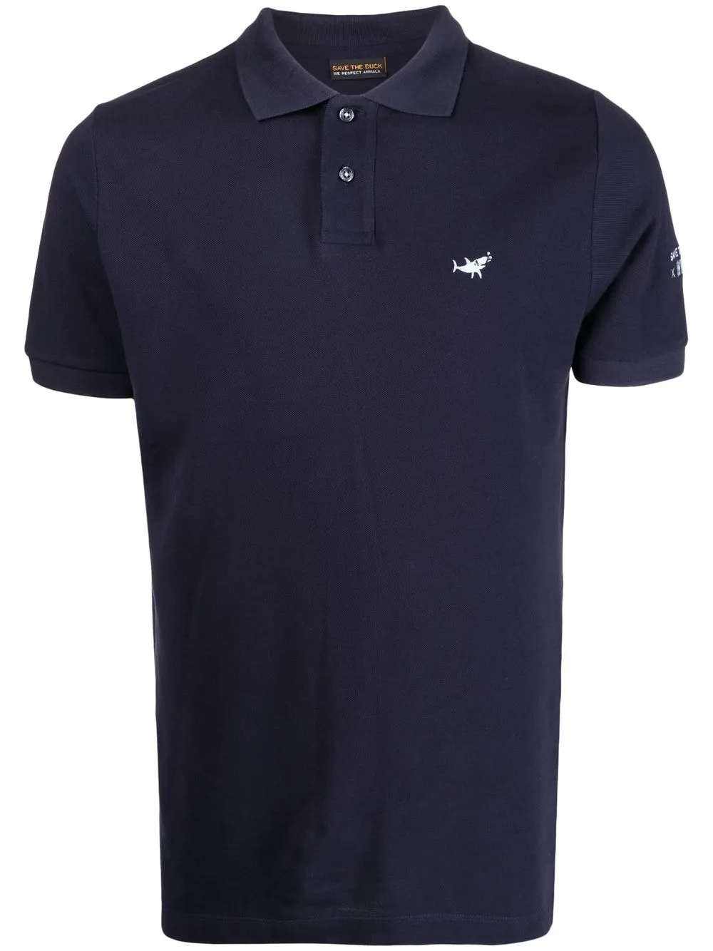 

Save The Duck embroidered-logo polo shirt - Blue