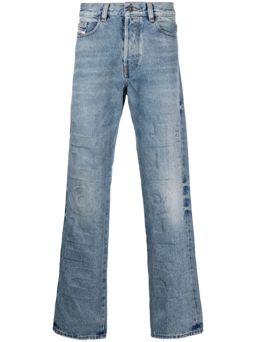 

Diesel 2010 007i3 straight-leg jeans - Blue