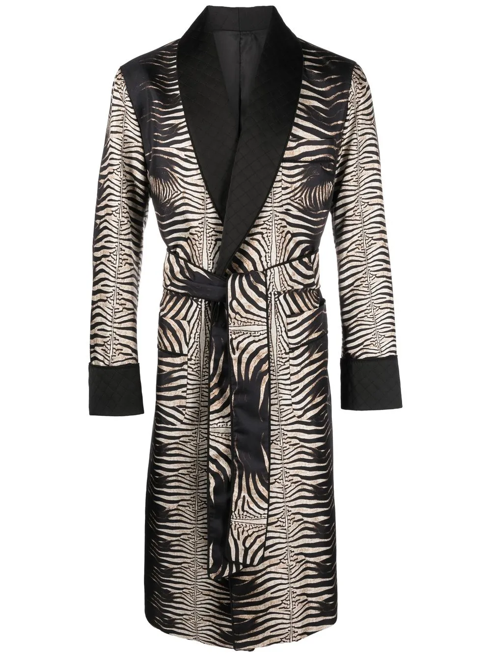 

Roberto Cavalli abrigo con estampado de cebra - Neutro