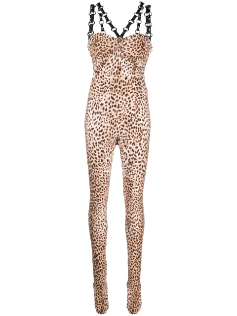 Roberto Cavalli leopard-print jumpsuit