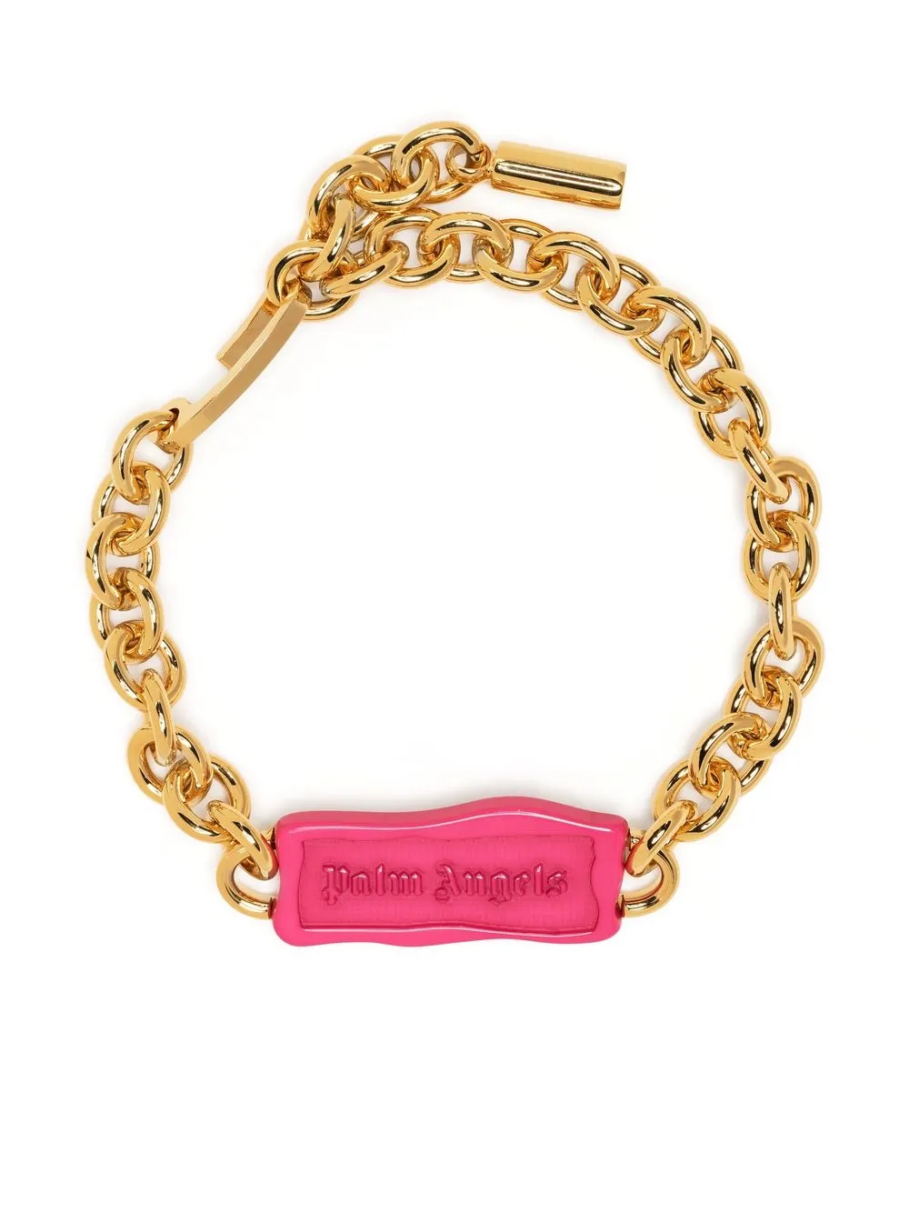 

Palm Angels pulsera de cadena con logo - Dorado