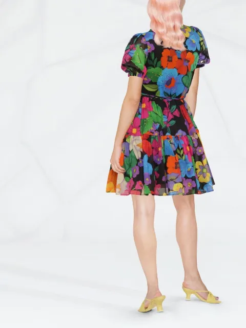 TWINSET floral-print Wrap Dress - Farfetch