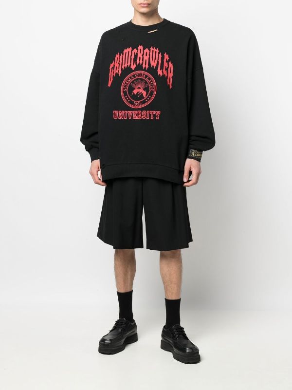 Raf Simons graphic-print Cotton Sweatshirt - Farfetch