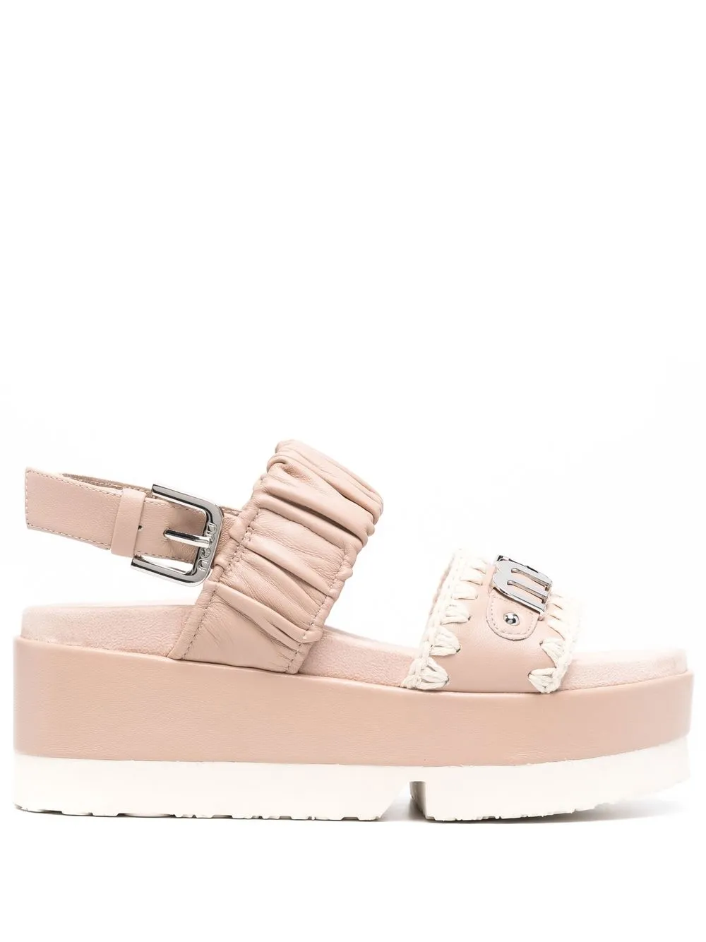 

Mou Japanese platform sandals - Pink