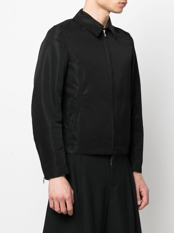 Black Comme Des Garçons スプレッドカラー ウインドブレーカー - Farfetch