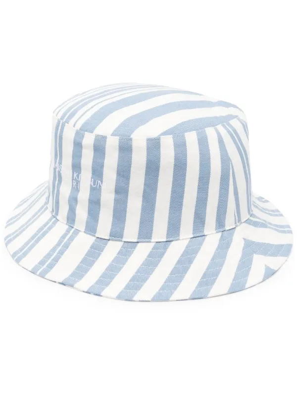 Maison Kitsuné Striped Bucket Hat 
