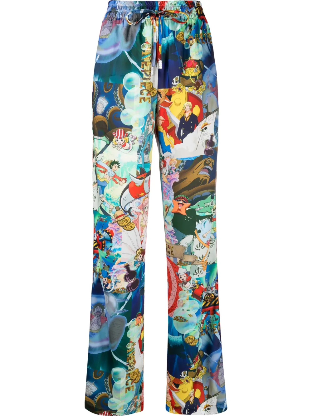 

Gcds pants con estampado gráfico de GCDS x One Piece - Azul