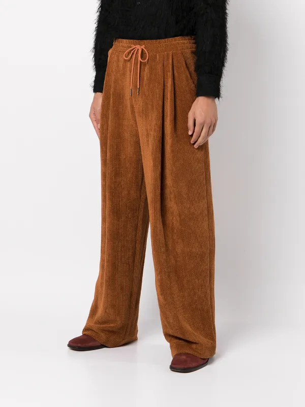 Eckhaus Latta Pebble Ribbed wide-leg 