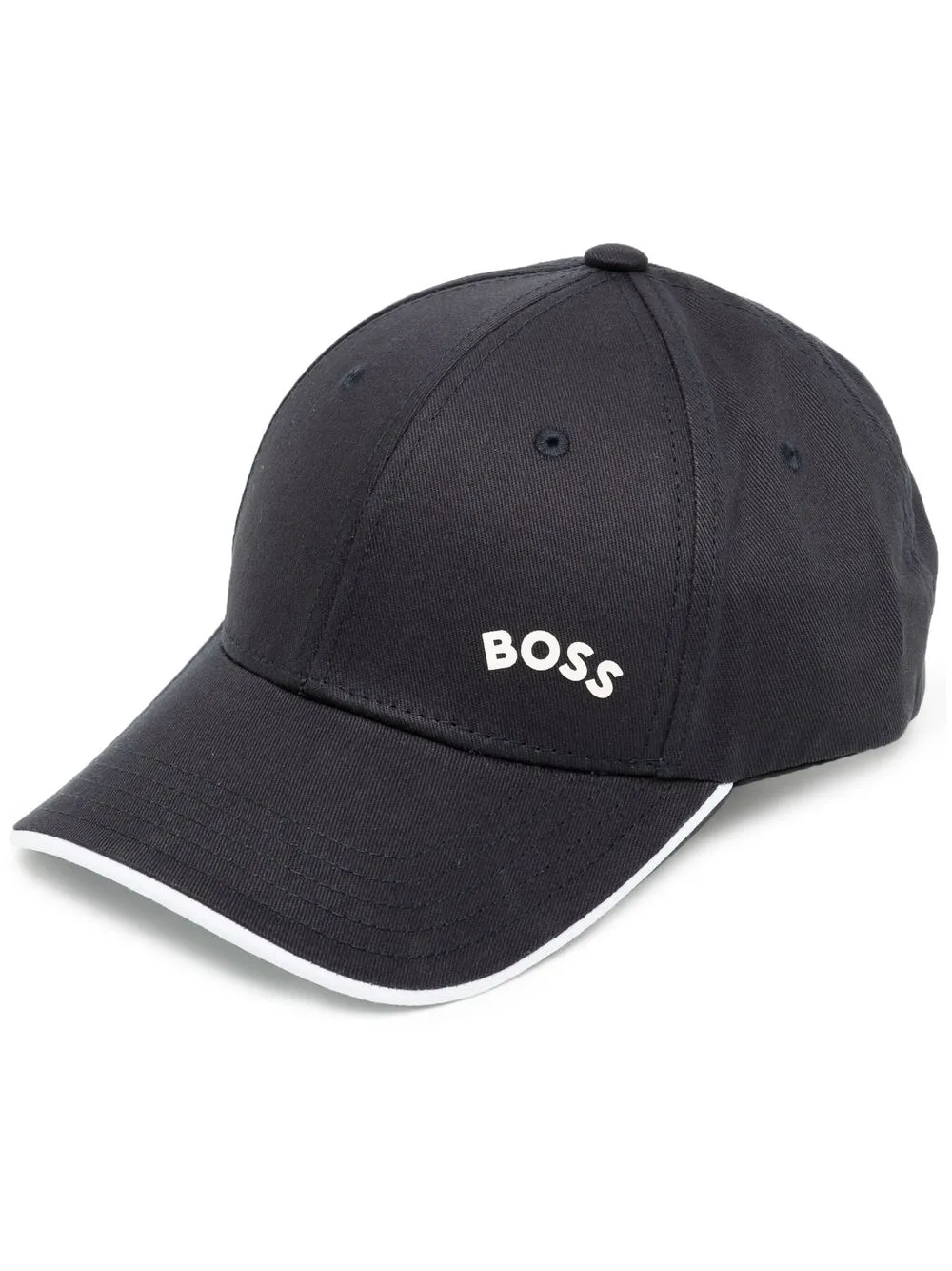 

BOSS gorra con parche del logo - Negro