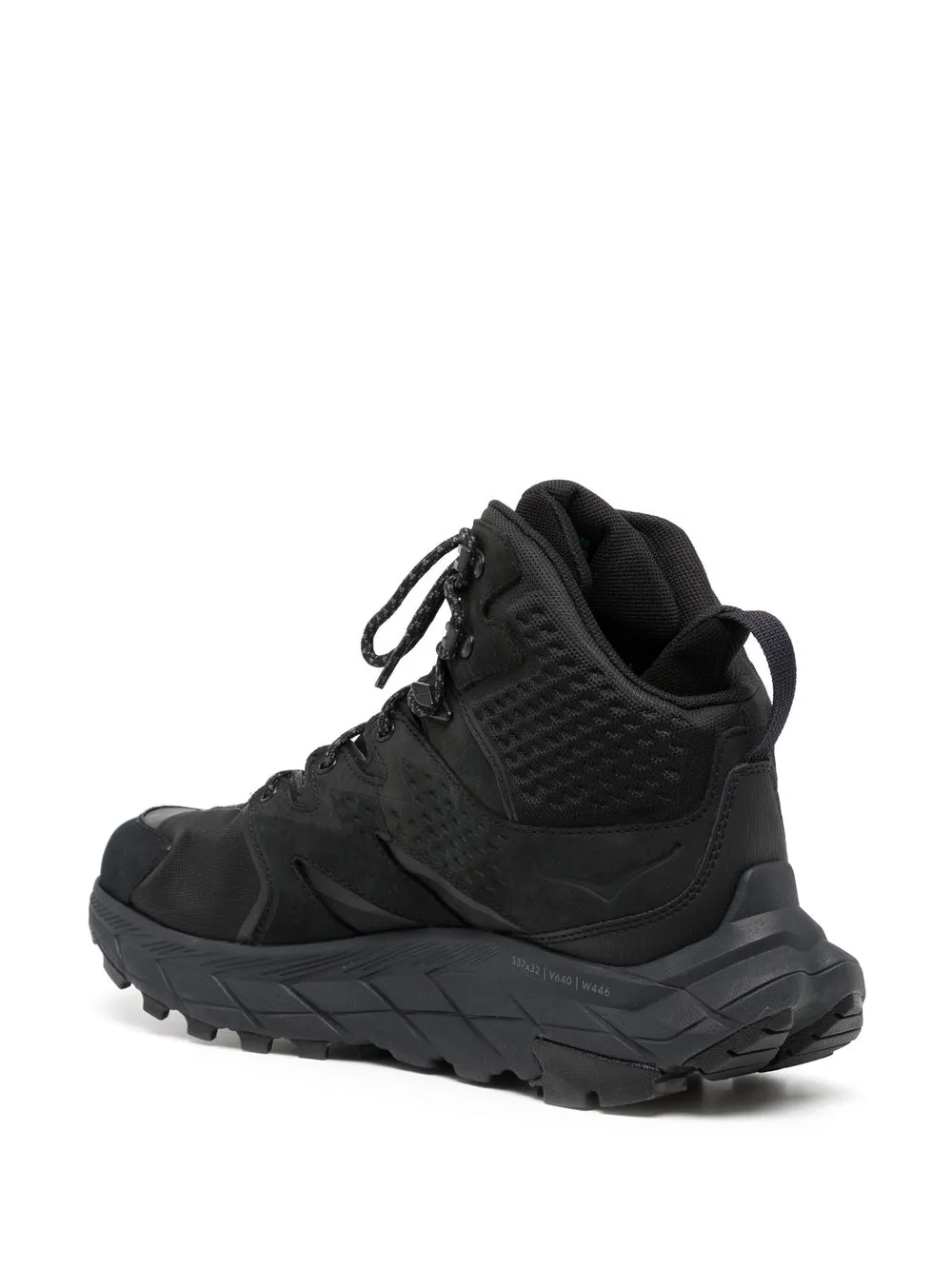hoka one one chunky lace up trainers