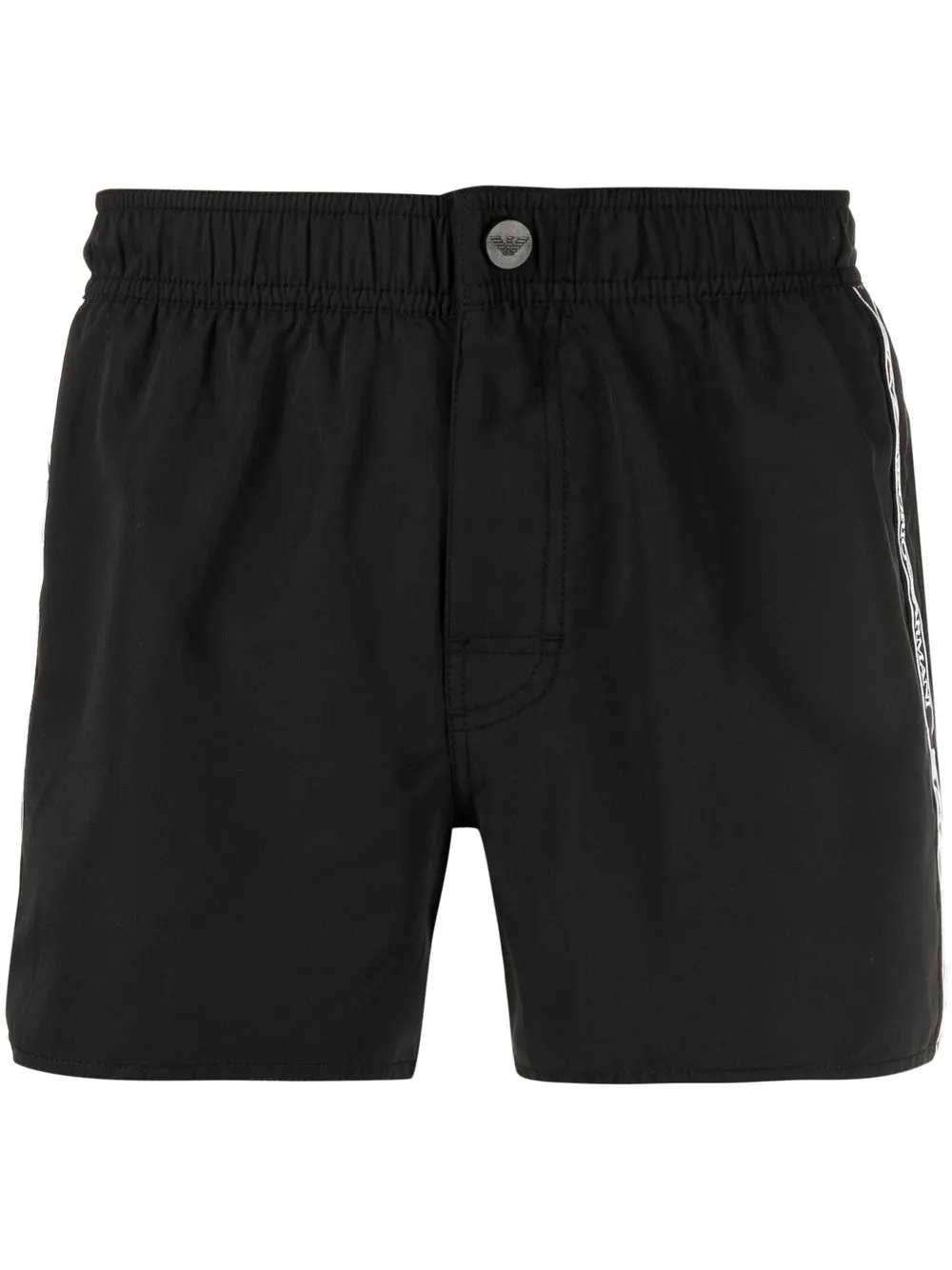 

Ea7 Emporio Armani shorts de playa con logo estampado - Negro