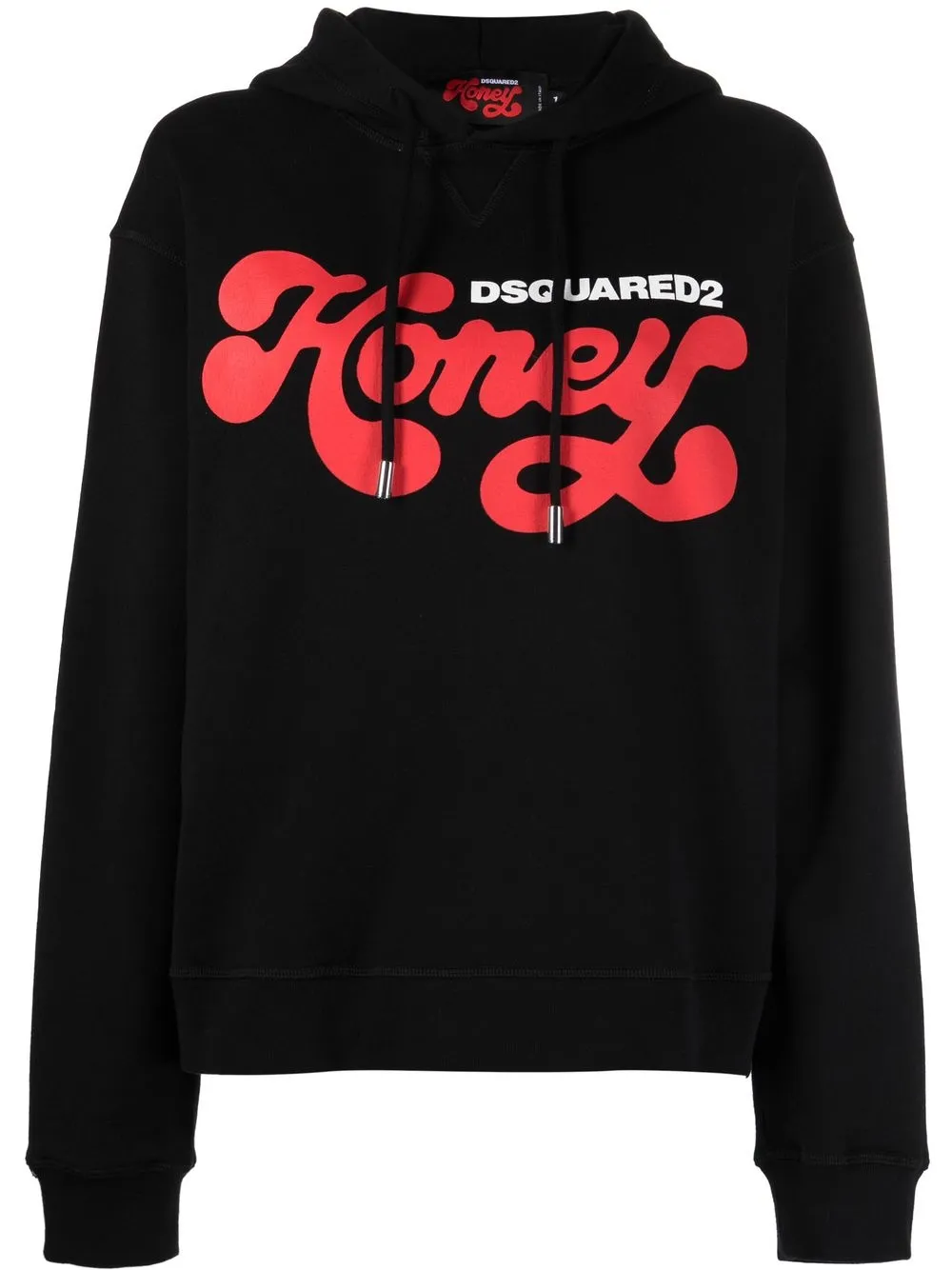 

Dsquared2 hoodie Honey de manga larga - Negro