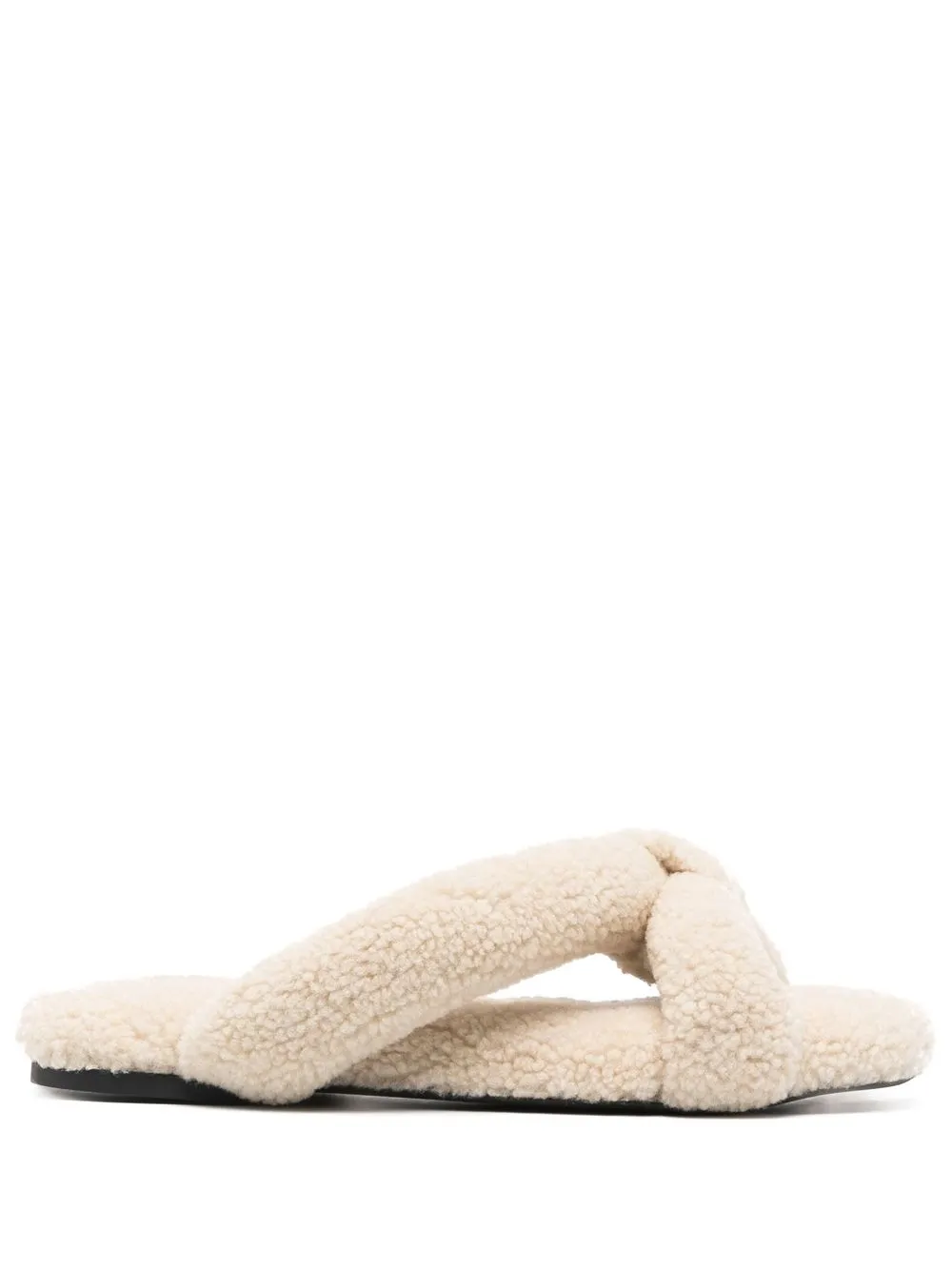 

La DoubleJ Precious padded slides - Neutrals