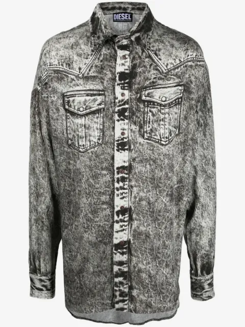 Diesel S-Kang long-sleeve cotton shirt