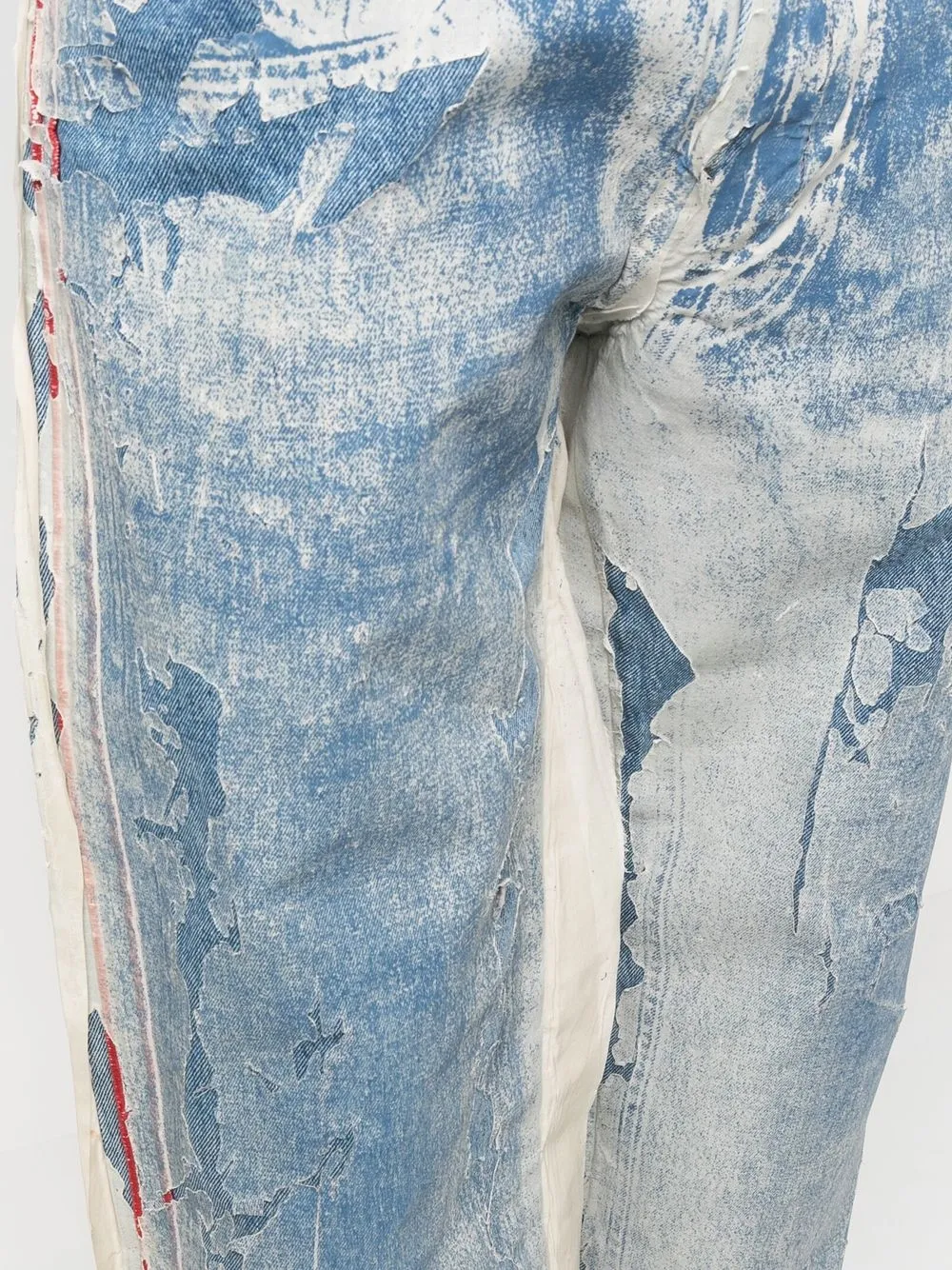 Diesel Distressed Panelled Jeans Farfetch