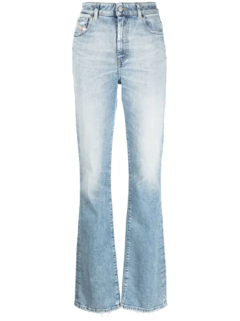 Diesel jean évasé à taille haute