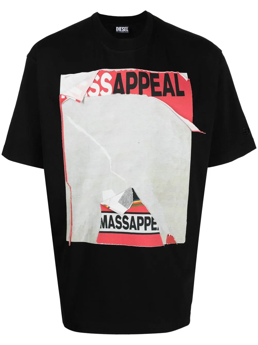 

Diesel Torn Poster graphic T-shirt - Black