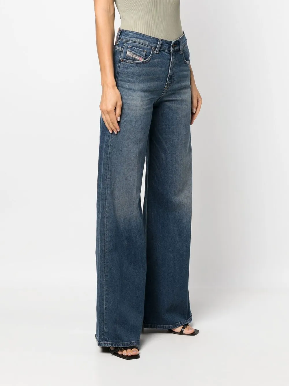  Diesel 1978 Bootcut Jeans   Blau 