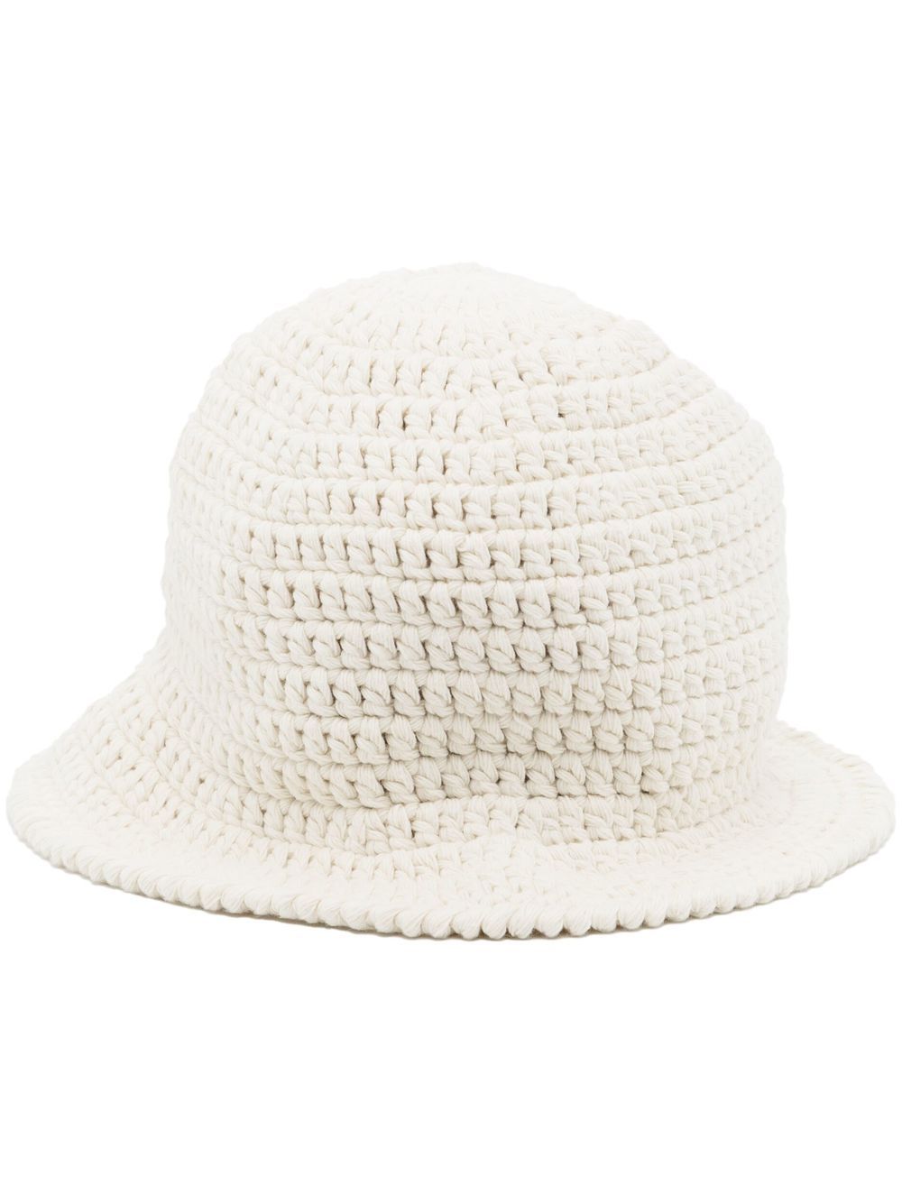 Hand knitted bucket hat