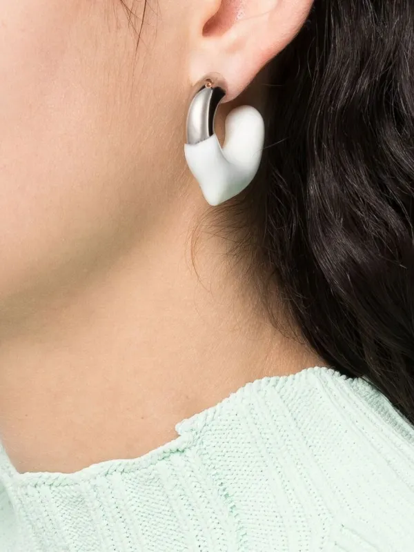 Rubberized Small Earrings