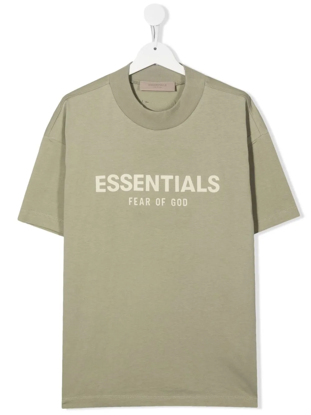 

FEAR OF GOD ESSENTIALS KIDS TEEN logo print T-shirt - Green