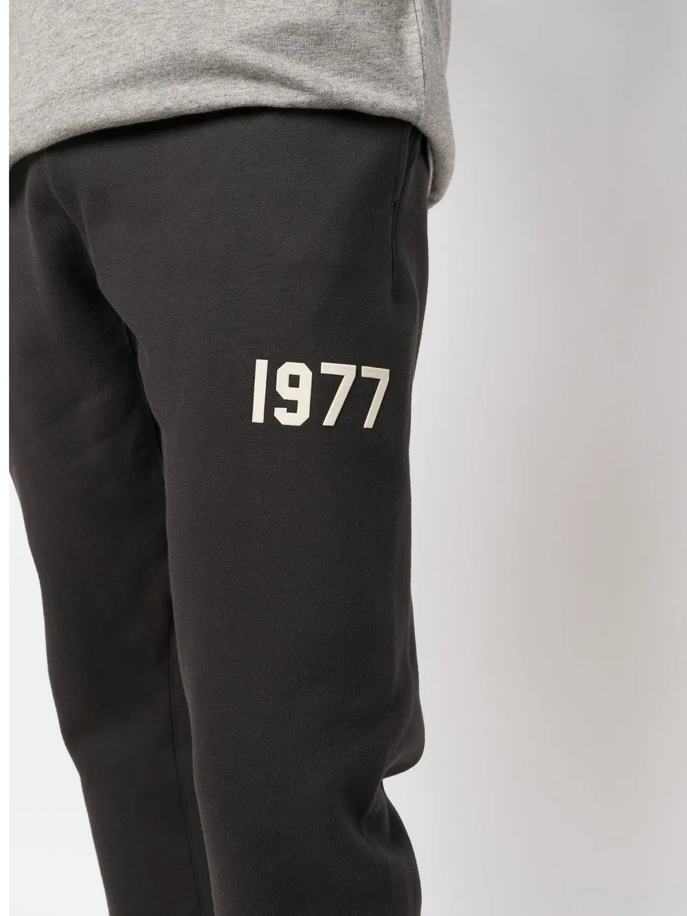 Essentials Slim-cut Track Pants In Grey